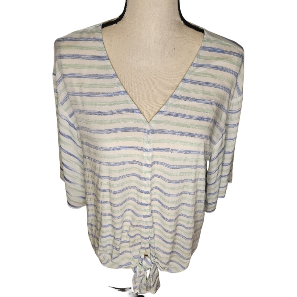 NWT - Cupio Striped Blouse - Picture 5 of 11